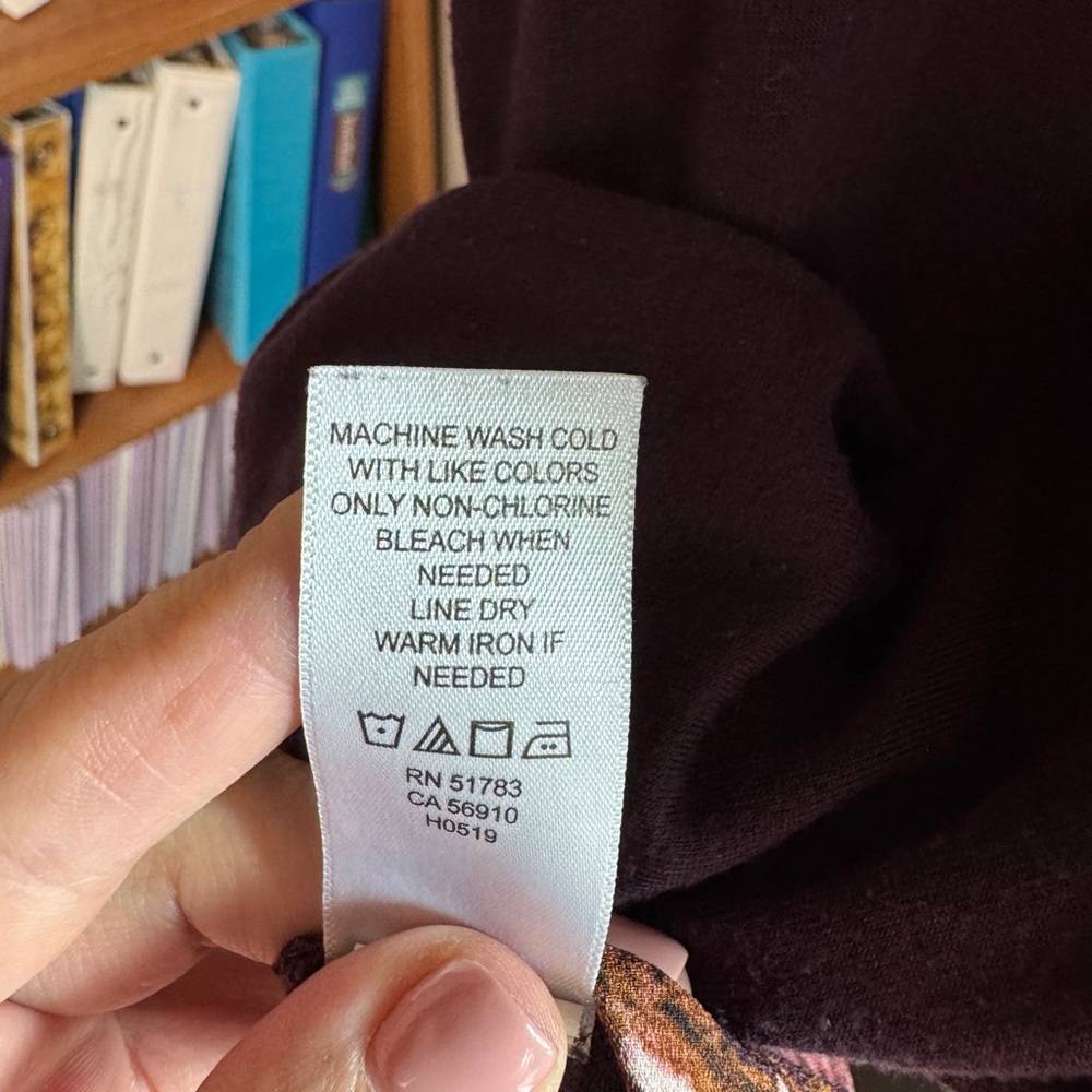 Maurices Purple Floral Blouse - Picture 5 of 6